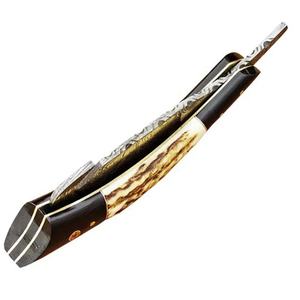 มีดพกทำมือคุณภาพสูงจากเหล็กดามัสกัส พร้อมปลอกหนัง ของขวัญสุดเพอร์เฟกต์สำหรับการตั้งแคมป์ ของขวัญสำหรับคุณพ่อ รองรับ OEM และ ODM - Product Image 5