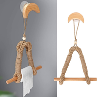 Support de papier toilette en corde pour salle de bain, porte-rouleau de papier toilette sur mesure à prix abordable