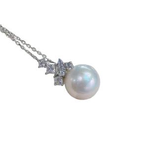 สร้อยคอมุกน้ำจืดขนาด 7-8 มม. สำหรับผู้หญิง ดีไซน์โดดเด่น พร้อมสายคล้องคอ เหมาะเป็นของขวัญ - Product Image 5