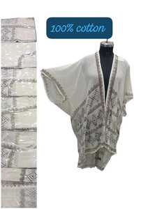 high quality 100% Cotton long shrug outerwear <b>women</b> <b>boho</b> <b>dress</b> india Hippie Vintage style Free Size Printed <b>Boho</b> Chic Wholesale - Product Image 1