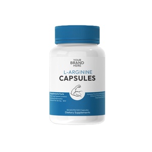Supplément de capsules de soins de santé ayurvédique de larginine de étiquetage privé pour le supplément diététique de propulseur de représentation musculaire - Product Image 1