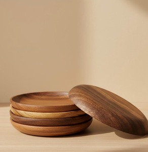Platos de Servir Ovalados de Madera Premium Modernos y Elegantes, Vajilla Ecológica y Duradera para el Hogar, Restaurantes y Servicios de Catering - Product Image 3