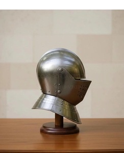 Casco de Caballero Medieval con Visera, Armadura Completa de Acero para Reenactamiento, Cosplay, Regalo - Product Image 6