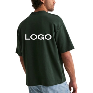Camiseta de Alta Calidad para Hombre, 320 g/m², de Lujo, Personalizada, 100% Algodón, Talla Grande, Cuello Redondo, Estilo Urbano - Product Image 2