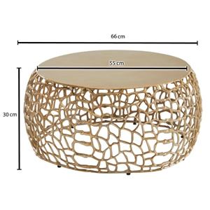 Mesa de Centro Redonda de Ratán Moderna y Favorita, Muebles Hechos a Mano para Sala de Estar Contemporánea, Diseño Decorativo - Product Image 6