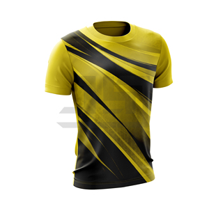 Camiseta de Manga Corta con Cuello Redondo para Hombre, Tejido Grueso con Estampado Tie-Dye, Estilo Normcore Minimalista, Spandex/Poliéster, Corte Regular, Casual - Product Image 4