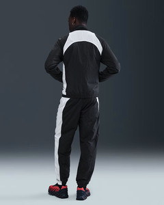 Ensemble survêtement coupe-vent à capuche pour homme, léger, en polaire 100% coton, veste zippée, pantalon de jogging, sports d'hiver en plein air, course à pied - Product Image 5