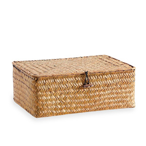 Meilleure offre : boîte rectangulaire en jonc de mer, utilisations multiples, commande en gros, boîtes personnalisées avec logo - Product Image 1
