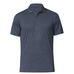 Wholesale High Quality Men's Casual Polo T-<b>Shirt</b> Super Soft Textured Cotton Short Sleeve with Customized Label - Product Image 2