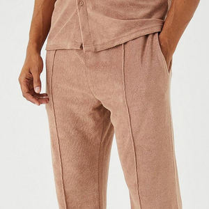 Pantalon de survêtement thermique imperméable en molleton de coton INTRAX WORLD pour homme, avec cordon de serrage, noir/gris, hiver, vente en gros - Product Image 6