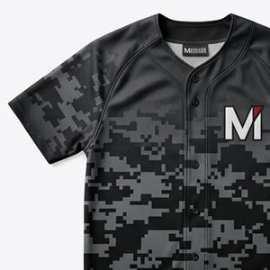 Camiseta de Béisbol Sublimada Personalizada, Talla Juvenil para Hombre, Calidad de Liga Profesional, Uniforme Deportivo de Malla con Botones Completos - Product Image 2