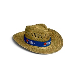 Natural Straw Cowboy Hat Seagrass Hat Ventilation Holes with Custom Logo Ribbon Band Unisex Adult Cheap Price Wholesale Bulk - Product Image 1