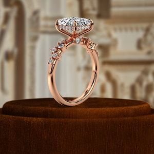 1.5CT Princess Cut <b>Diamond</b> Engagement <b>Ring</b>, Lab Grown <b>Diamond</b> <b>Ring</b>, 14K White Yellow Gold Wedding <b>Ring</b> For Her Bridal Promise - Product Image 5