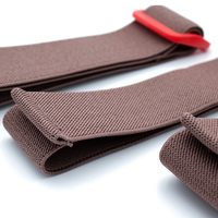 Bandeaux de massage en caoutchouc polyester élastique de couleur unie imperméable personnalisés Boucle réglable