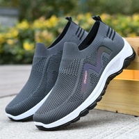 Chaussures décontractées en gros, mode, souples, respirantes, à enfiler, avec fonction de massage, pour hommes, pour usage quotidien