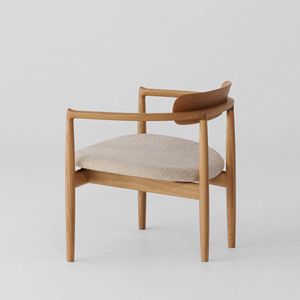 Sillón Escandinavo de Madera para Jardín, Sofá Individual para Exteriores, Cojín No Impermeable, Muebles de Exterior - Sammy - Product Image 5