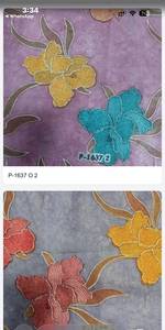 ผ้าเครปพิมพ์ลายพรีเมียม - ผ้าพิมพ์ลายดอกไม้และลวดลายดิจิทัลเนื้อนุ่ม สำหรับชุดส่าหรี ชุดสูท ชุดเดรส และชุดคุर्ติสสำหรับนักออกแบบ - Product Image 6