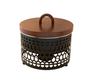 Cacerola de metal negra, perfecta para recepciones de boda y despedidas de soltera, plato para presentación en mesas de hoteles y restaurantes. - Product Image 1