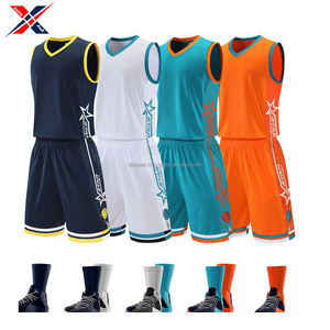 Maillot de basket-ball vêtements d'équipe vêtements de sport d'entraînement uniforme de basket-ball unisexe de haute qualité adultes portent ensemble d'uniforme de basket-ball - Product Image 5