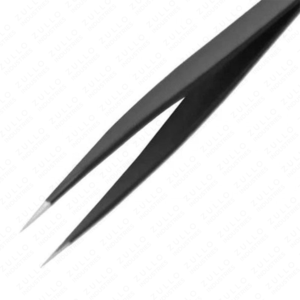 Anti Static Curved Eyelash Tweezers Stainless Steel Slanted Tip Precision Makeup & Lash Extension <b>Tool</b> With Wholesale Price - Product Image 4