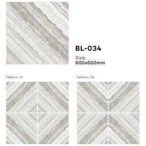 Carrelage intérieur pour mur et sol en céramique émaillée polie et brillante porcelaine Book Match Pattern 60x60cm 24x24 for African Area - Product Image 2