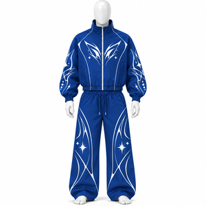 Ensemble de jogging coupe-vent léger et respirant pour homme, en nylon imperméable, avec logo personnalisé, à prix avantageux - Product Image 5