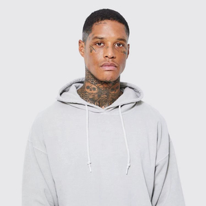 New Washed Hoodie Custom Embroidered Plain Hoodie Plus Size Men's Washed Hoodies - Product Image 2