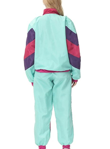 Ensemble de vêtements de sport pour femmes sur mesure en satin uni à manches longues en 2 pièces pour l'été par BS 2026 - Product Image 5