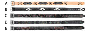 Black Genuine Leather Reversible <b>Belt</b> with Alloy Rectangular Buckle <b>Red</b> Rhinestones Casual Durable Cow Hide - Product Image 4