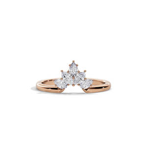 แหวนเพชรทรงมาร์คีส์และทรงลูกแพร์จากห้องปฏิบัติการ รับรองโดย IGI คุณภาพ D-E-F VVS-VS จำหน่ายเครื่องประดับทองและเงิน สำหรับผู้ค้าส่ง B2B - Product Image 2