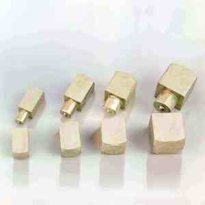 Bisagras de barril cuadradas contemporáneas de acero pulido, ajustables 180 grados, para barandales, estructura de alta resistencia, herrajes de alineación - Product Image 2