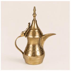 Cafetera Árabe Tradicional de Latón, Hecha a Mano, para Preparar Gahwa, Decoración del Hogar, Regalos para Ramadán y Eid - Product Image 1