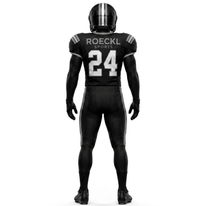 Uniforme de Fútbol Americano para Equipos Juveniles, Uniformes de Fútbol Personalizados con Nombres y Números, Envío Rápido a Todo el Mundo, Talla OEM - Product Image 3