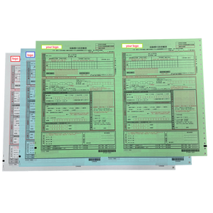 Libreta de Recibos de Dinero y Alquiler Impresa en Huecograbado, Personalizada, sin Carbón, NCR, de 3 Partes, con 1000 Hojas Cortadas/Libreta para Negocios - Product Image 1