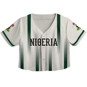 Maillot de baseball court personnalisé pour femme – Logo, nom et numéro personnalisables – Léger, confortable, en polyester sublimé - Product Image 4