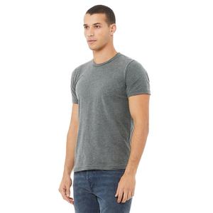 สีเทาเข้ม Heather แขนสั้นขายส่งเสื้อยืดฤดูร้อนระบายอากาศเสื้อยืด Unisex ผู้ใหญ่ Sofspun Jersey เสื้อยืดลูกเรือ - Product Image 5