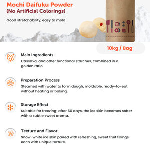 20KG HACCP Certificate No Artificial Colorings Mochi Daifuku Powder - Product Image 3