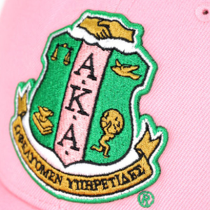 Gorra Rosa con Logotipo AKA Crest, Gorra de Béisbol de Primera Calidad, Correa Ajustable, Estilo Casual, para Mujer, Suave y Cómoda - Product Image 5