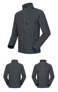 <b>Men's</b> Hooded Windproof Softshell <b>Jacket</b> <b>Winter</b> Nonwoven Breathable <b>Waterproof</b> Zipper High Street Style - Product Image 6