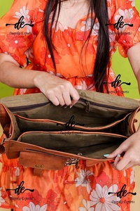 Unisex Stylish Leather Messenger Bag Office Use Laptop Bag Handmade Messenger Leather Bags - Product Image 5