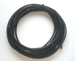 Cordons en cuir véritable noir 100% 2 mm pour la fabrication de bijoux, le tressage, les accessoires de ceinture, rouleaux de 25 mètres, composants durables EXCEL - Product Image 4