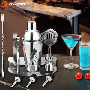 Kit de bricolage de luxe pour bar <span class=keywords><strong>personnalisé</strong></span> promotionnel ensemble d'outils de bar en acier inoxydable or rose <span class=keywords><strong>shaker</strong></span> à cocktail électrolytique pour <span class=keywords><strong>barman</strong></span> - Product Image 4