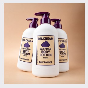 Crema corporal coreana K-Beauty DakteoCream, loción corporal suave de uso diario con aroma a talco para bebé, 500 ml, hecha en Corea. - Product Image 6
