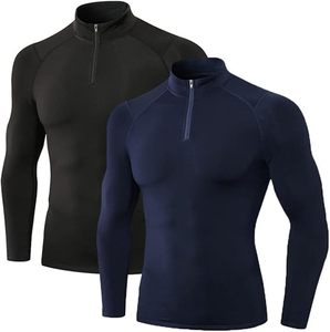 T-shirt vintage pour homme à séchage rapide, sport d'été, fermeture éclair, fitness en plein air, haute élasticité, 180g, uni - Product Image 3