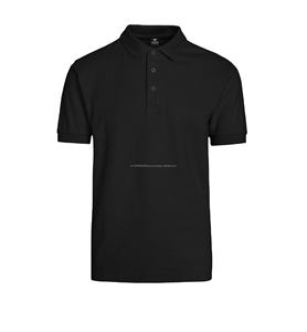 Polo homme uni multicolore en piqué 50% coton 50% polyester 220 GSM avec logo brodé personnalisé - Product Image 6