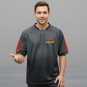 Maillot de football personnalisé OEM léger, respirant et à séchage rapide pour adultes – Tenue de sport sublimée pour hommes à manches courtes - Product Image 4