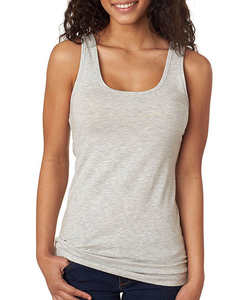 Camiseta sin mangas sexy de verano para mujer, con logo personalizado al por mayor, estilo racerback, 100% algodón acanalado, top sin mangas para mujer - Product Image 5