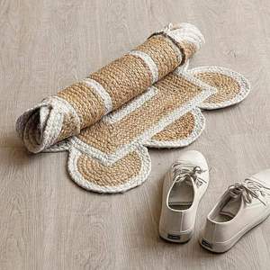 Alfombras de Yute Festoneadas Personalizadas al por Mayor, Alfombras Hechas a Mano Estilo Boho Ecológico para Entrada o Sala de Estar, Pedidos al por Mayor - Product Image 2