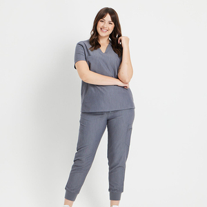 Uniformes Médicos para Hombre, Diseño OEM, Venta de Fábrica, Cintura Elástica, 72% Poliéster/21% Rayón/7% Spandex, para Hospital - Product Image 2