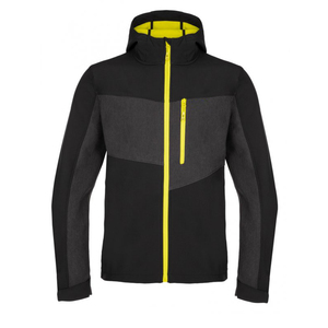 Veste softshell décontractée pour homme avec coupe classique, veste softshell pour homme avec bandes réfléchissantes de sécurité - Product Image 3